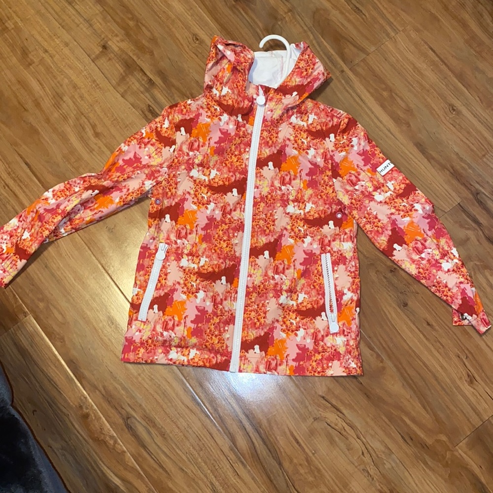 Hunter girls rain jacket